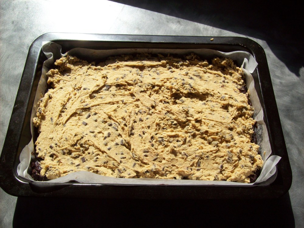 Brookie before baking